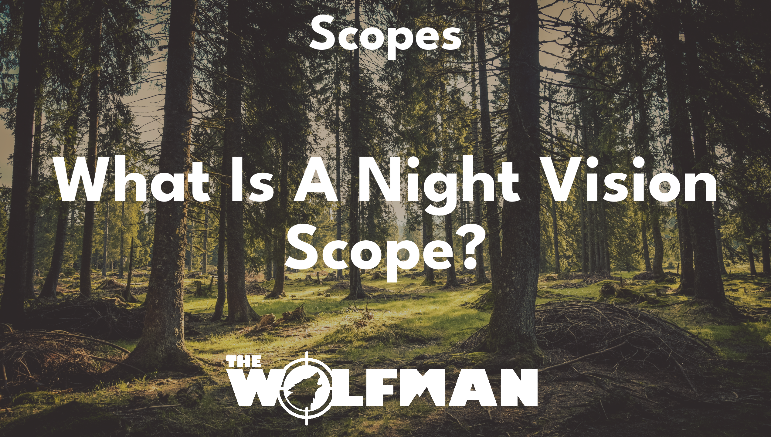 What Is A Night Vision Scope? — The Wolfman
